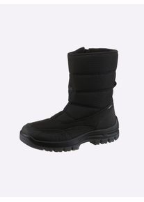 Josef Seibel Herren Stiefel, Gr. 46, schwarz, Textil, Basic, Schuhe