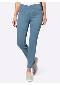 Classic Basics Damen Jeansleggings, blau, Gr. 46, unifarben, 81% Baumwolle, 17% Polyester, 2% Elasthan, Jeans