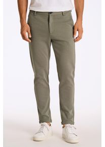 LINDBERGH Herren Stoffhosemid army mix, casual, Gr. M, meliert, Stoff, Obermaterial: 75% Polyester, 22% Viskose, 3% Elasthan. Futter: 65% Polyester,