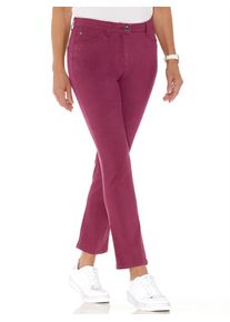Casual Looks Damen Stretch-Jeans, rot, Gr. 20, unifarben, 96% Baumwolle, 4% Elasthan, Jeans