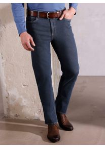 CLASSIC Herren 5-Pocket-Jeans, blau, Gr. 24, unifarben, 98% Baumwolle, 2% Elasthan, Jeans