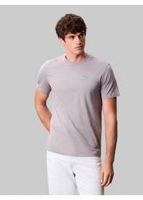 Herren T-Shirt "SS 30s E WRD STRTCH", grau, casual, Gr. M, Calvin Klein Jeans, unifarben, Single Jersey, Obermaterial: 100% Baumwolle, Shirts, mit