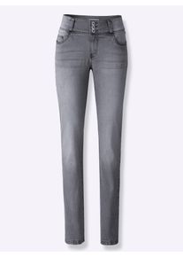 Casual Looks Damen 5-Pocket-Jeans, blau, Gr. 36, unifarben, 99% Baumwolle, 1% Elasthan, Jeans