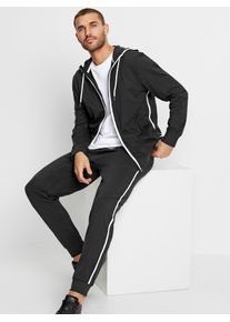 Catamaran Herren Freizeitanzug, schwarz-weiß, Gr. 44, 60% Baumwolle, 40% Polyester, Sportanzüge