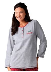 Comtessa Damen Schlafanzug, Gr. 36, bunt, 93% Baumwolle, 7% Polyester, Hose:100% Baumwolle, Homewear-Sets