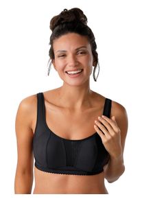 wäschepur WÄSCHEPUR Damen Entlastungs-BH, Gr. 90, schwarz, 86% Polyamid, 10% Elasthan, 4% Baumwolle, BHs