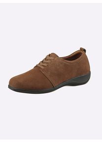 CLASSIC Damen Sneaker, Gr. 41, braun, Veloursleder, Leder, Rindsleder, Basic, Schuhe