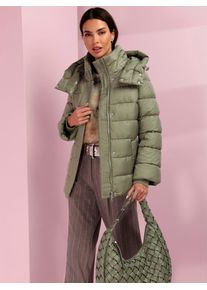 Heine Damen Steppjacke, grün, Gr. 50, unifarben, 100% Polyester, Wattierung:100% Polyester, Jacken