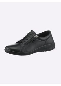 Andrea Conti Damen Schnürschuh, Gr. 41, schwarz, Glattleder, Rindsleder, sportlich, Schuhe