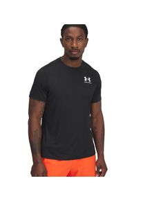 Under Armour Herren Trainingsshirt "UA HEATGEAR FITTED SS"schwarz,, weiß, sportlich, Gr. XXL, Obermaterial: 100% Polyester, Shirts