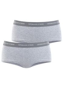 Copenhagen Studios Panty 'mit softem Logobund' grau Gr. L (40) für Damen. Mit Logobund. Körpernah. Nachhaltig.