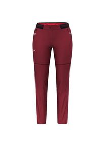 Trekkinghose Salewa Pedroc 2 Durastretch 2/1 Zip Off Pant Damen (Gr 36 |rot)