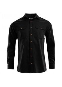 Aclima Leisurewool Reborn Woolshirt Hemd Herren (Gr L |schwarz)