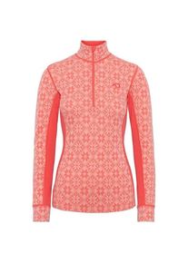 KARI TRAA Rose Half-Zip Merinounterwäsche Damen (Gr XS |rot)