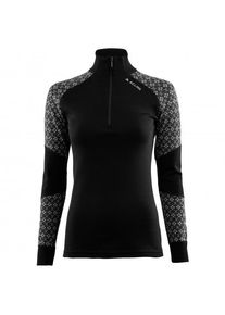 Aclima Designwool Glitre Mock Neck Merinounterwäsche Women (Gr XS |schwarz)