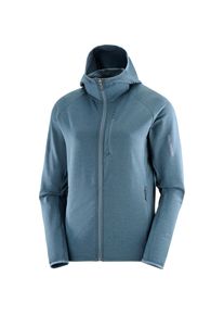 Salomon Essential Fleecejacke Damen - blau - Gr. S - Polyester