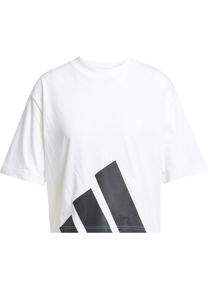 Adidas T-Shirt Damen - weiß - Gr. S