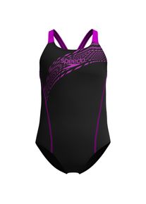 Speedo Enduraflex Badeanzug Mädchen - schwarz - Gr. 128 - Polyamid/Elastan