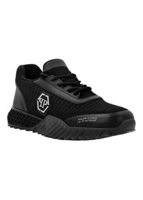 Philipp Plein Low-Top Sneaker - Runner Sneaker Hexagon - Gr. 47 - in Schwarz - f&uuml;r Damen