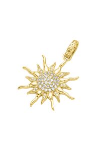 Damen Sonnen-Anhänger "Sonne, Silber 925", Onesize, Silber 925 (Sterlingsilber), gold, Giorgio Martello MILANO, Silber 925 (Sterlingsilber),