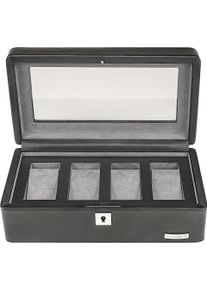 Windrose Damen Uhrenbox "Tempora, 804020.08", schwarz, Aufbewahrungsboxen, Aufbewahrung, Uhrenkasten, Ø max.40mm, Armbanduhr, Geschenkidee