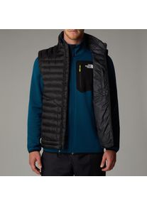 The North Face Herren Steppweste "Huila Weste mit synthetischer Isolierung für Herren"tnf schwarz, asphalt grau, npf, sportlich, Gr. XL,