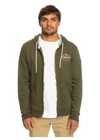Quiksilver Herren Kapuzensweatjacke "Surf", grün, Gr. M, 55% Baumwolle, 45% Polyester, Sweatjacken