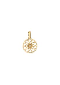 Vivance Damen Ketten-Anhänger "375/- Gelbgold glanz Lebensblume", ONE-SIZE, Gold, 0,6 g, gelb, Gold, Schmuckanhänger
