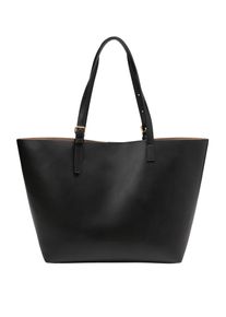 Marc O'Polo MARC O'POLO Damen Shopper "mit herausnehmbarer Innenpouch", schwarz, Leder, unifarben, Taschen