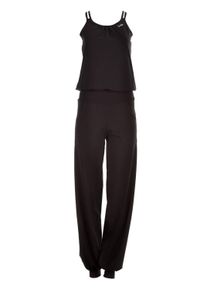 WINSHAPE Damen Jumpsuit "WJS1", schwarz, Gr. L, 90% Baumwolle, 10% Elasthan, Overalls
