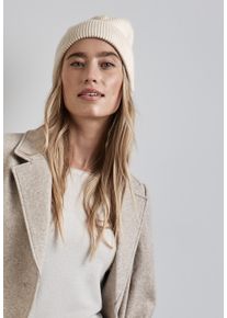 Street One Damen Beanie, beige, casual, unifarben, Strick, Materialmix, Mützen, Strickmütze mit Viskose