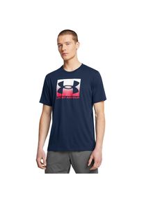 Under Armour Herren T-Shirt "UA M BOXED SPORTS UPDATED SS"academy,, rot, sportlich, Gr. XXL, Single Jersey, Obermaterial: 60% Baumwolle, 40%