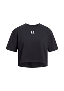 Under Armour Kinder T-Shirt "RIVAL"schwarz,, weiß, sportlich, Gr. M, Obermaterial: 60% Baumwolle, 40% Polyester, Shirts, Für Kinder