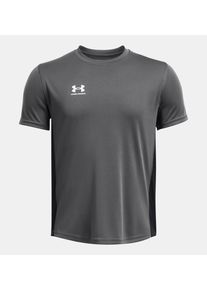 Under Armour Kinder T-Shirt "CHALLENGER"castlerock,, weiß, sportlich, Gr. XS, Obermaterial: 100% Polyester, Shirts, Für Kinder