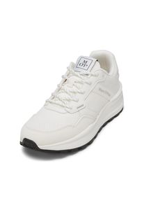 Marc O'Polo MARC O'POLO Herren Sneaker "aus Rindleder und Mesh", Gr. 46weiß cotton, leopard, Obermaterial: 95% Leder (Rind), 5% Polyester, unifarben, Schuhe