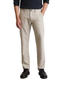 Marc O'Polo MARC O'POLO Herren Chinohose "aus reiner Bio-Baumwolle", grau, elegant, Gr. 38, unifarben, Obermaterial: 84% Baumwolle, 16% Leinen, Hosen