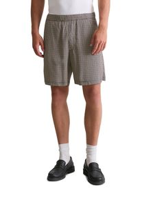 Marc O'Polo Herren Shorts "aus softer Viskose", blau, Gr. M, MARC O'POLO DENIM, bedruckt, Obermaterial: 100% Viskose, Hosen