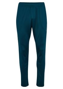Hummel Herren Trainingshose "hmlTE STRENGTH TRAINING PANTS"reflecting pond, sportlich, Gr. M, Obermaterial: 90% Polyester, 10% Elasthan, Hosen