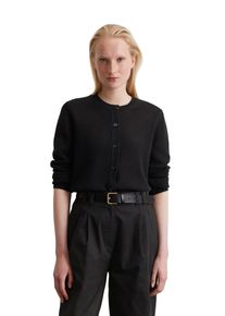 Marc O'Polo MARC O'POLO Damen Cardigan "aus Heavy-Weight-Organic-Cotton", schwarz, casual, Gr. XXS, unifarben, Obermaterial: 100% Baumwolle, Strickjacken