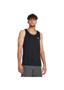 Under Armour Herren Lauftop "UA Launch Laufunterhemd für", schwarz, sportlich, Gr. XL, unifarben, Web, Obermaterial: 94% Polyester, 6% Elasthan, Tops