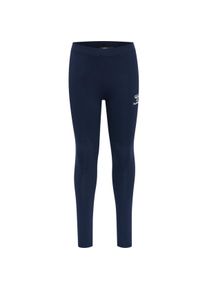 Hummel Kinder Leggings "für Kinder", blau, sportlich, Gr. 152, Jersey, Obermaterial: 95% Baumwolle, 5% Elasthan, Hosen, für Kinder