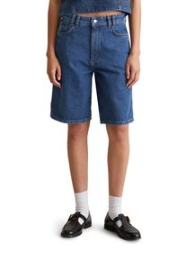 Marc O'Polo Damen Shorts "aus Rigid Denim ohne Elasthan", blau, casual, Gr. 30, MARC O'POLO DENIM, unifarben, Obermaterial: 100% Baumwolle, Hosen