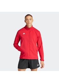 Herren Laufjacke "ADIZERO E JCKT", rot, sportlich, Gr. XL, adidas Performance, Obermaterial: 100% Polyester, Jacken