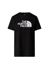 The North Face Damen T-Shirt "W S/S RELAXED EASY TEE", schwarz, sportlich, Gr. M, unifarben, Single Jersey, Obermaterial: 60% Baumwolle, 40%