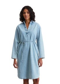 Marc O'Polo MARC O'POLO Damen Jeanskleid "aus Cashmere Touch Denim"faded light blau, Gr. XS, unifarben, Obermaterial: 92% Baumwolle, 6% Elastomultiester, 2%