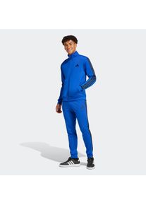 Herren Trainingsanzug "M 3S TR TT TS", blau, sportlich, Gr. XXL, adidas Sportswear, Obermaterial: 100% Polyester, Sportanzüge, Basic 3-Streifen Trikot
