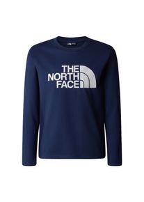 The North Face Kinder Langarmshirt "TEEN EASY LS TEE", blau, sportlich, Gr. XS, unifarben, Web, Obermaterial: 60% Baumwolle, 40% Polyester, Shirts