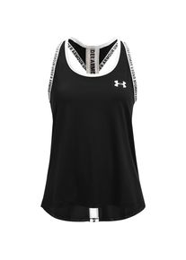 Under Armour Kinder Trainingstop "TECH KNOCKOUT TANK", schwarz, sportlich, Gr. XL, unifarben mit Farbeinsatz, Web, Obermaterial: 90% Polyester, 10%