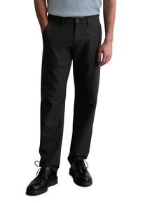 Marc O'Polo MARC O'POLO Herren Chinohose "aus reiner Bio-Baumwolle", schwarz, elegant, Gr. 36, unifarben, Obermaterial: 84% Baumwolle, 16% Leinen, Hosen