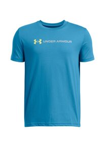 Under Armour Kinder T-Shirtether blau, sonic gelb, mod gray, sportlich, Gr. XL, Obermaterial: 60% Baumwolle, 40% Polyester, Shirts, Für Kinder